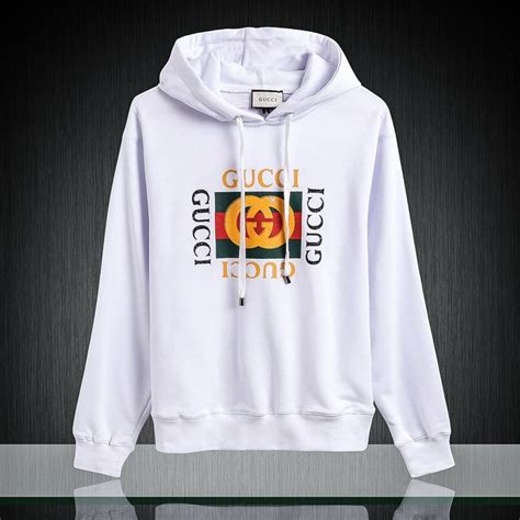 fake gucci logo sweater off white|authentic gucci hoodie.